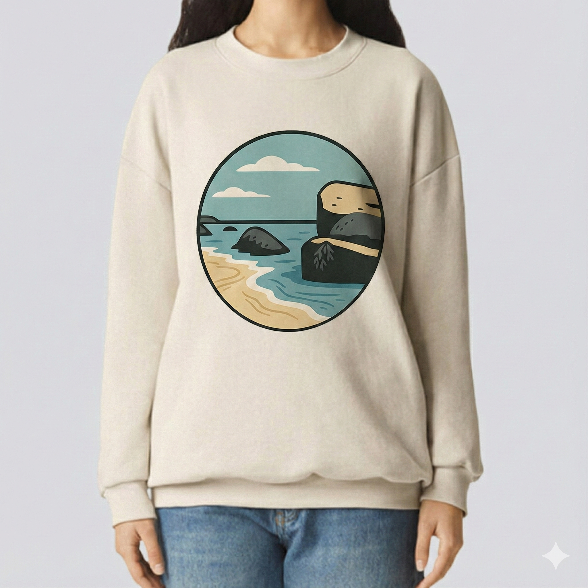 Crewneck - Crystal Crescent