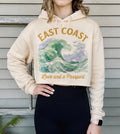 Wave Cropped Hoodie